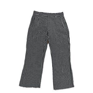 Equipment Bergen Checked 100% Silk Crop Pants Size 6